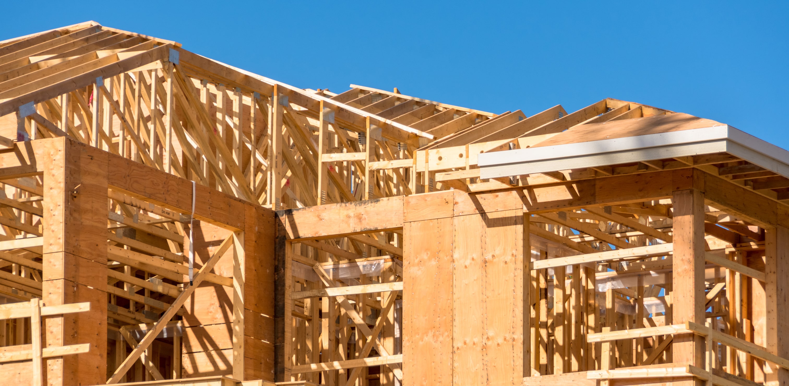 Wood Framed House under construction